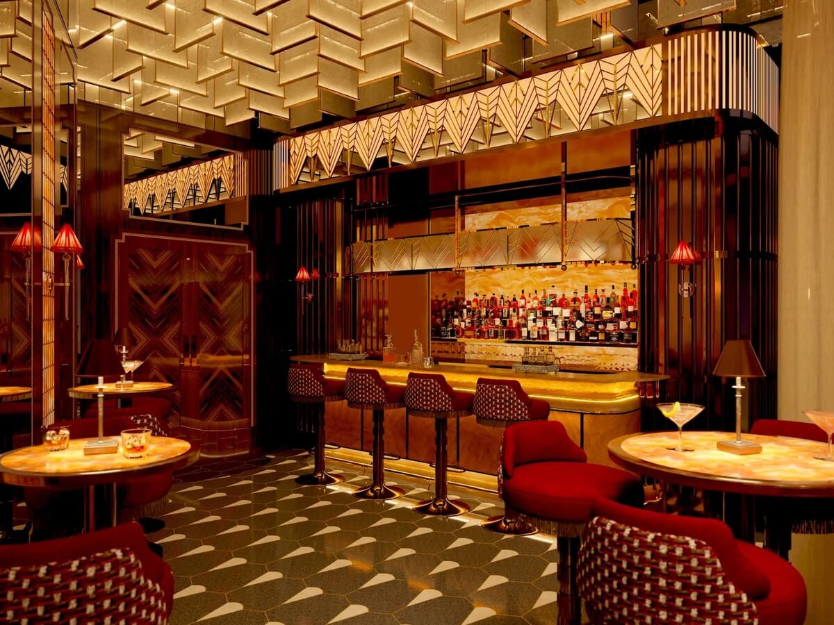 The dining room at Shanghai Me London.