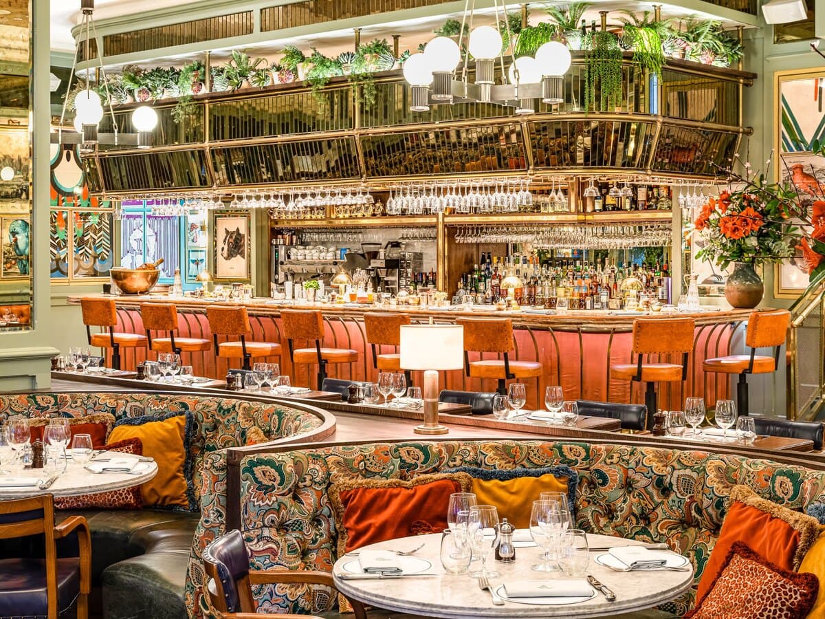 The dining room at The Ivy Battersea.